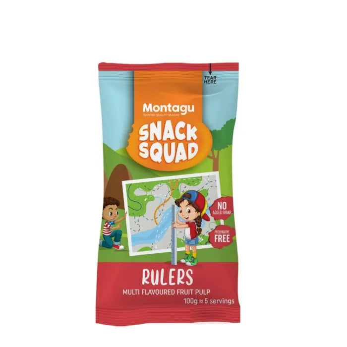 Montagu - Fruit Rulers Multi Flavoured 100g