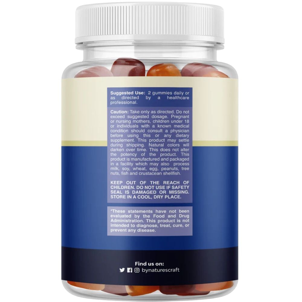 Nature's Craft - Men's Multivitamin Gummies Orange Cherry Strawberry 90s