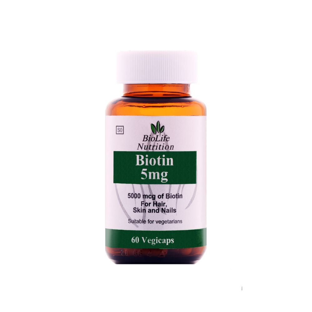 Biolife - Biotin 5mg Capsules 60s