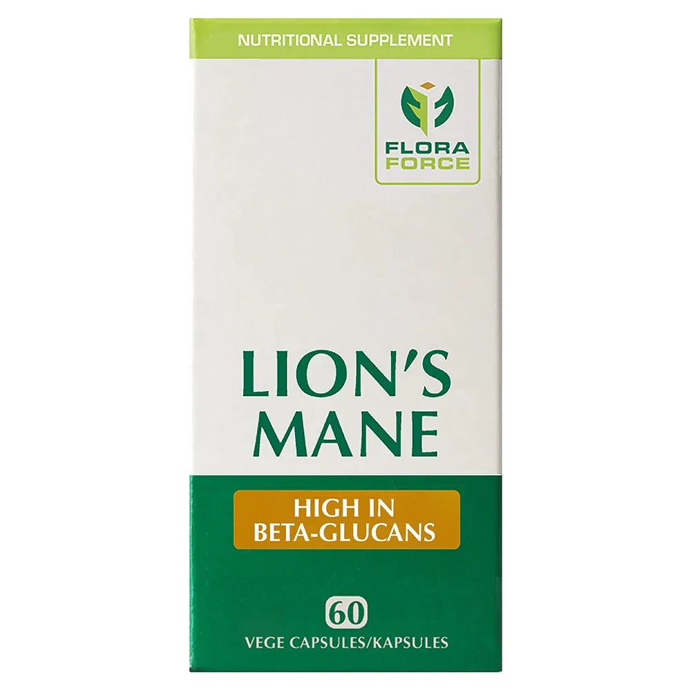 Flora Force - Lions Mane Pure Fruit Body 60s