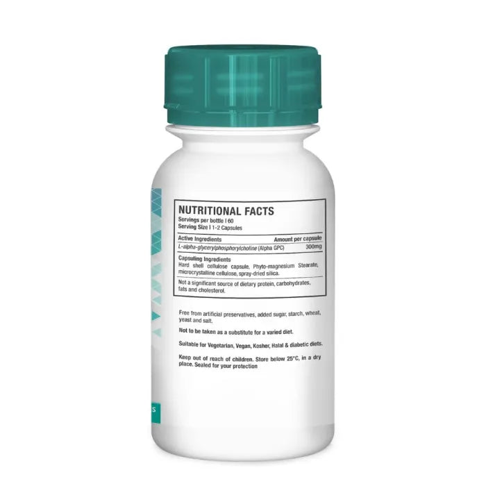 Nutri Life - Alpha GPC 99% 300mg 60s