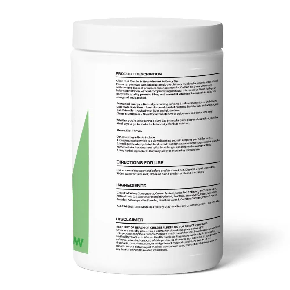 My Wellness - Clean Diet Matcha 1kg