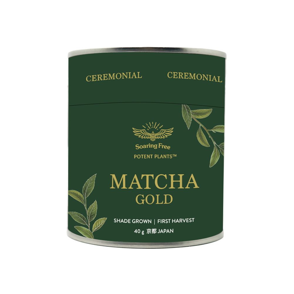 Soaring Free – Potent Plants Matcha Powder Gold 40g