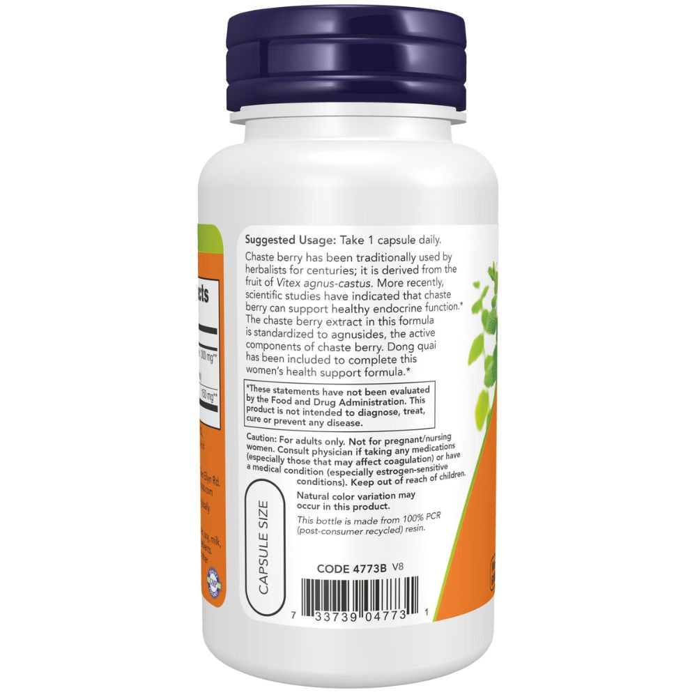 NOW - Chaste Berry Vitex Extract 300mg 90s