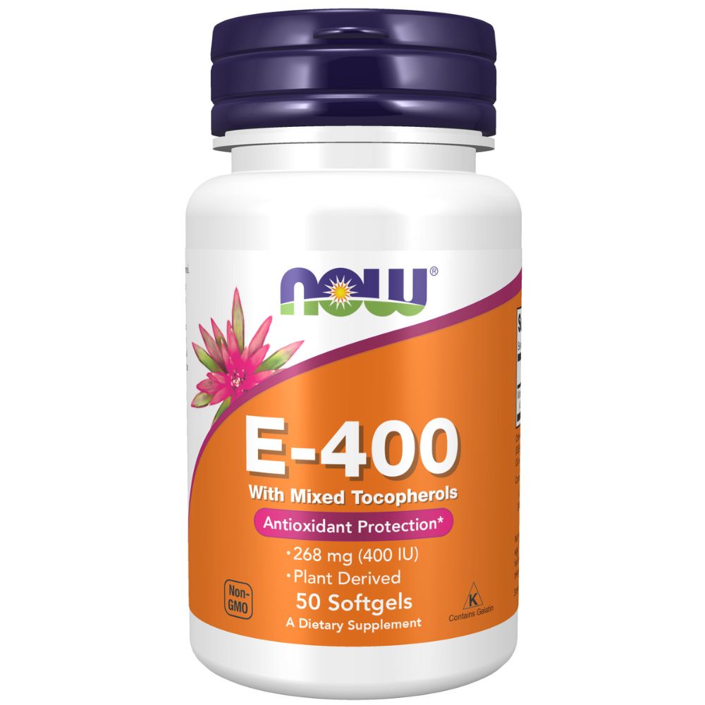 NOW - Vitamin E-400 With Mixed Tocopherols 50s