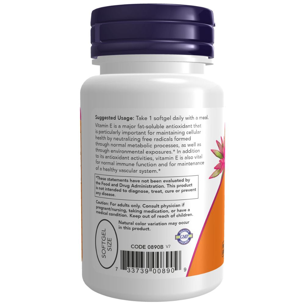 NOW - Vitamin E-400 With Mixed Tocopherols 50s