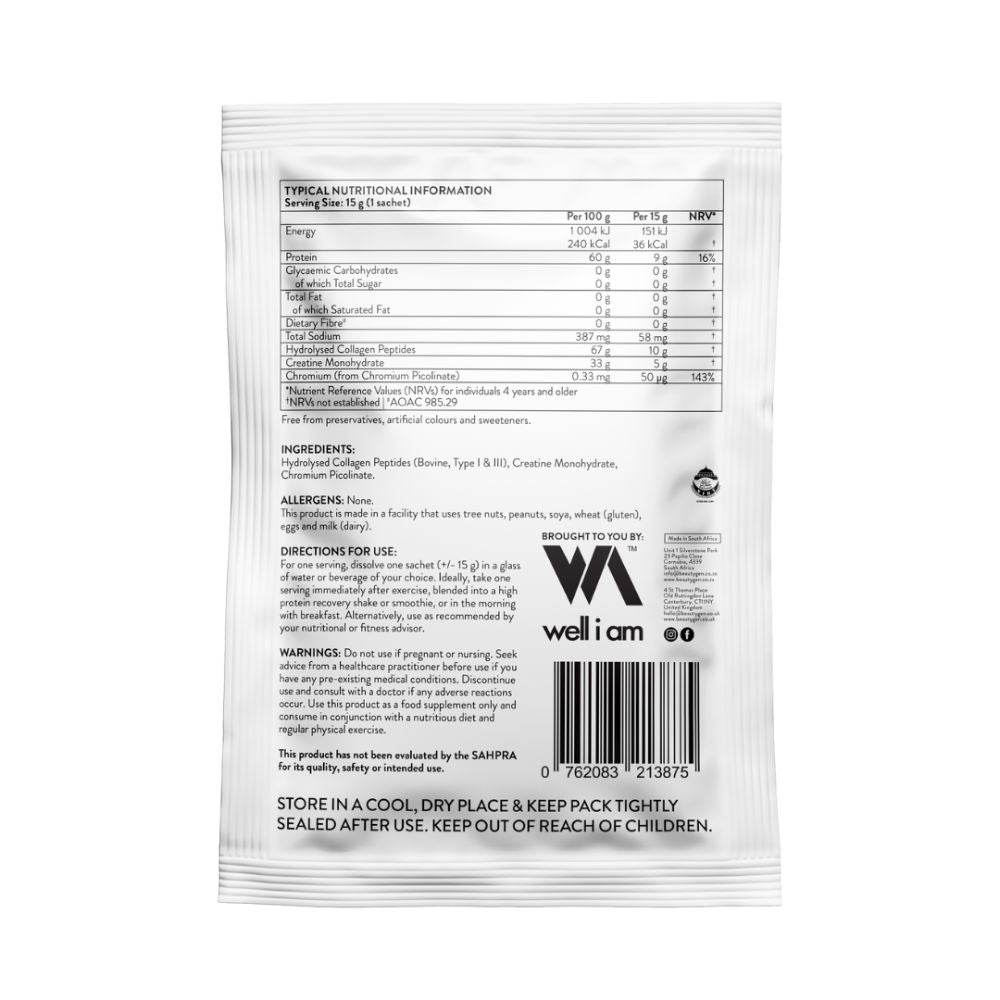 Beauty Gen - Naked Collagen + Plus CREATINE Sachet 15g