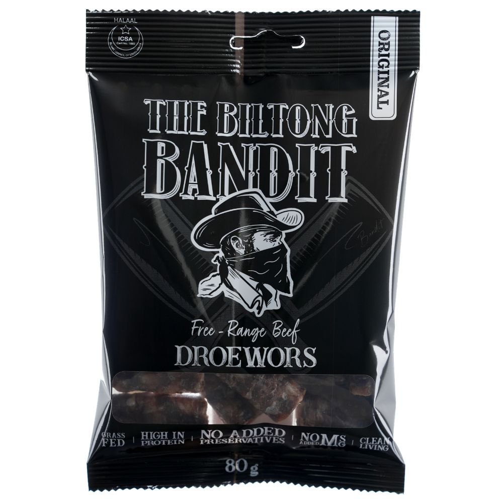 The Biltong Bandit - Free Range Droewors 80g