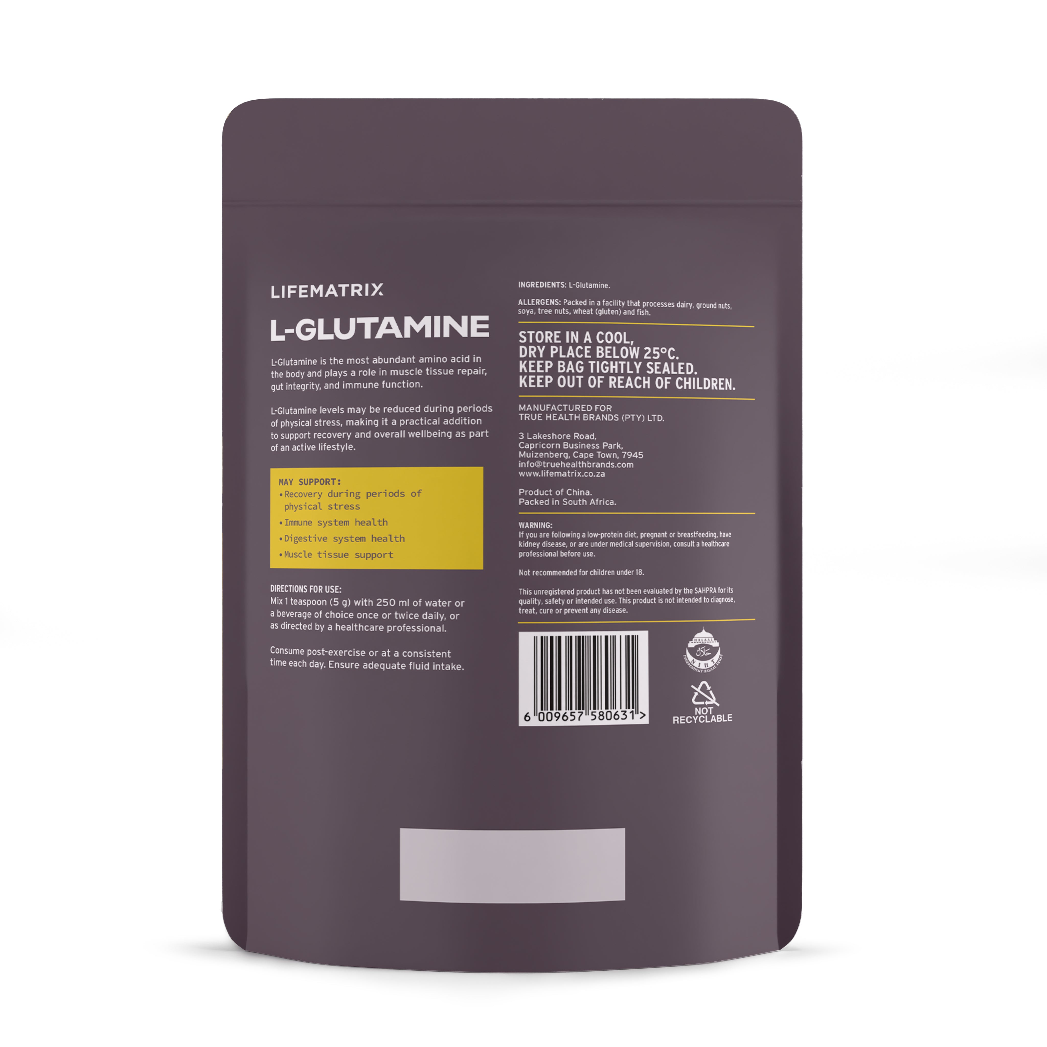 Lifematrix - L-Glutamine 350g