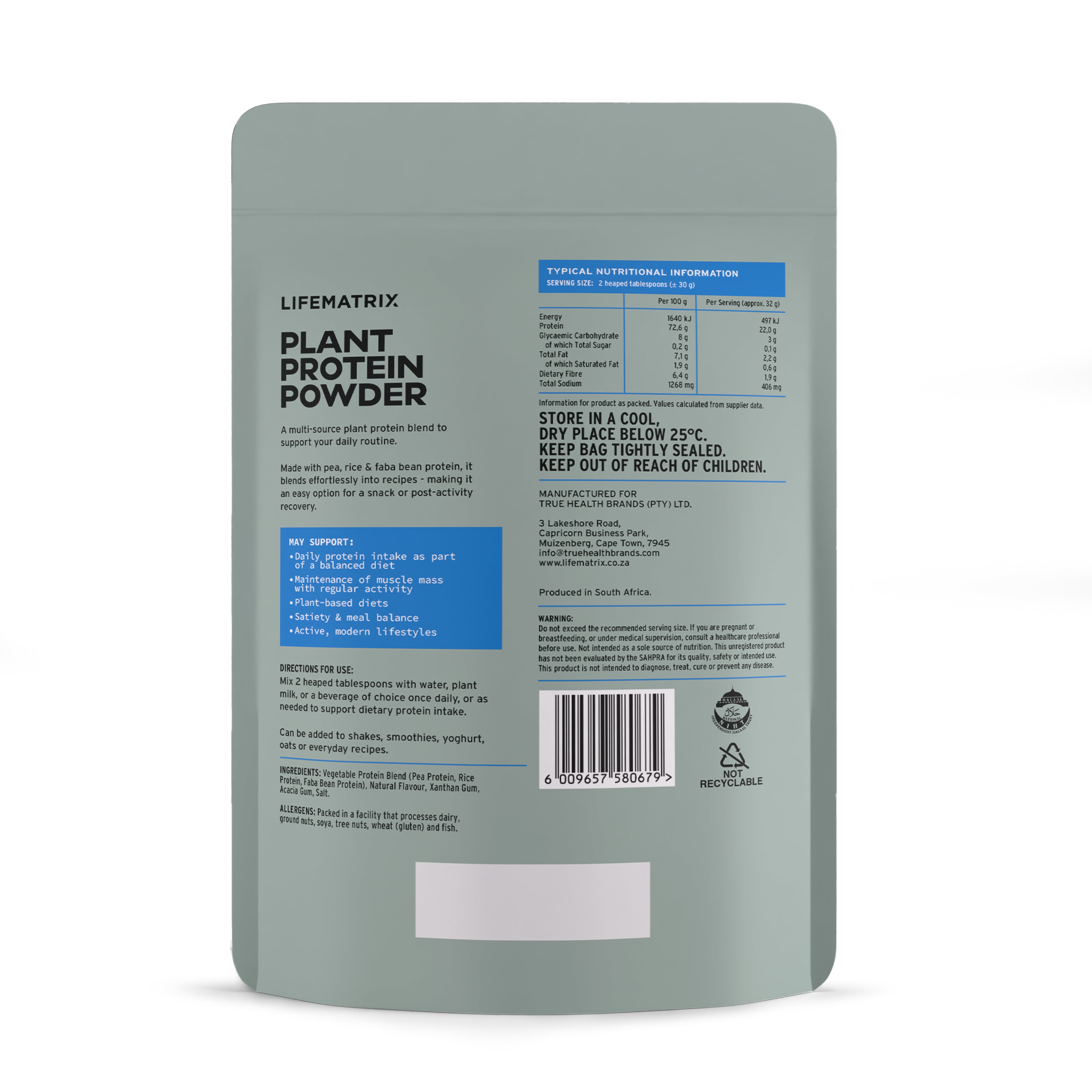 Lifematrix - Plant Protein Vanilla Ease 450g