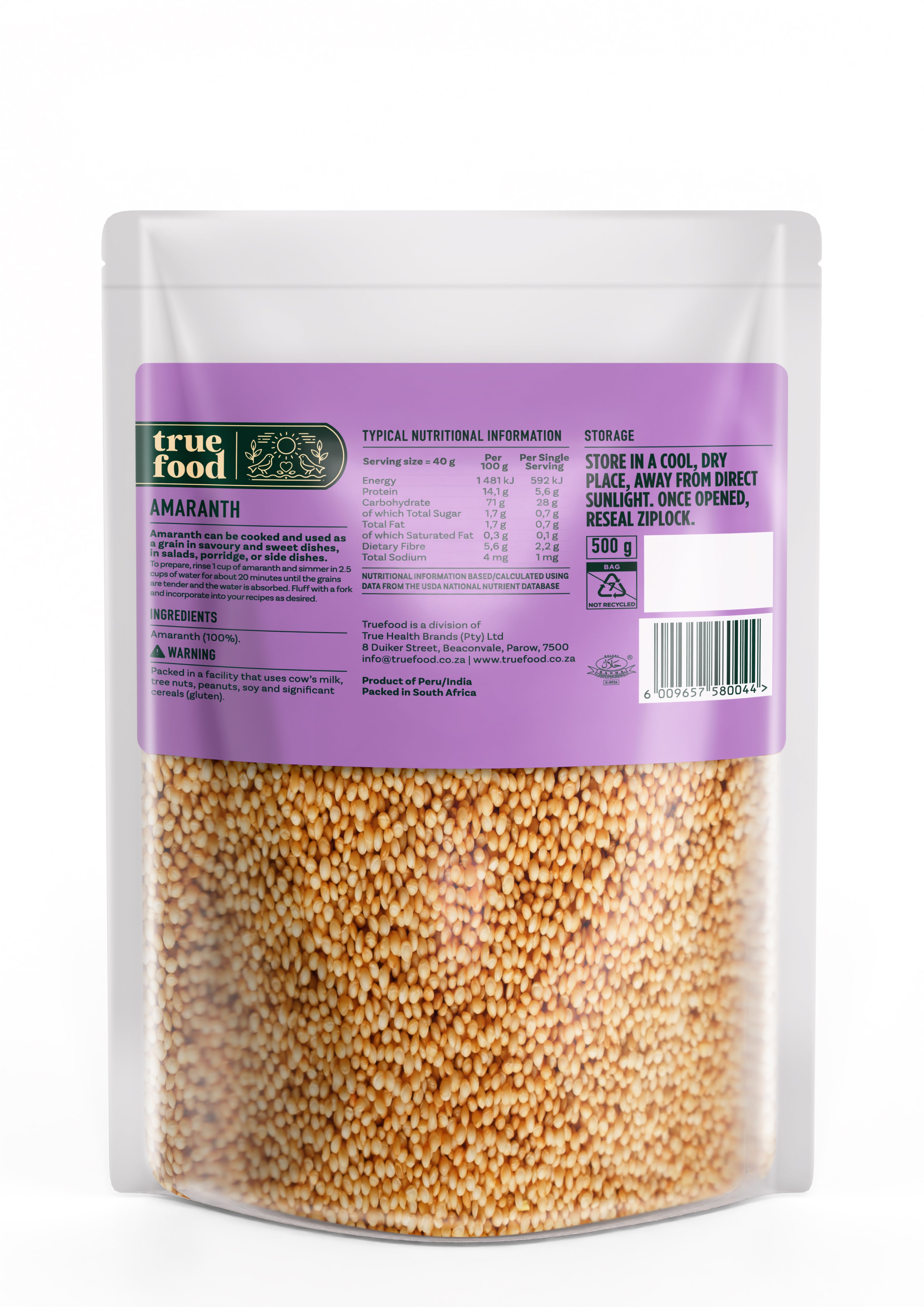 Truefood - Amaranth 500g
