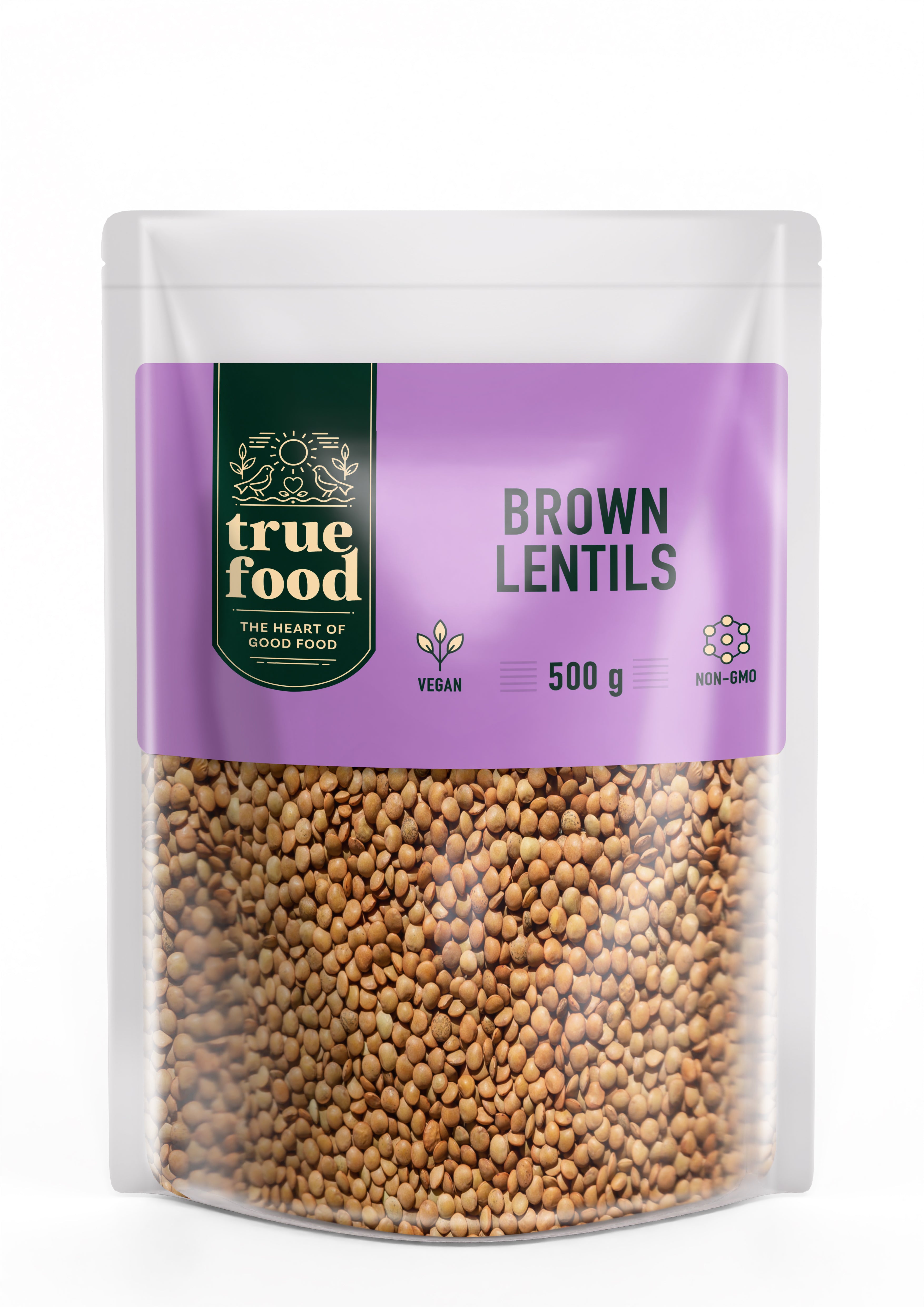 Truefood - Brown Lentils 500g