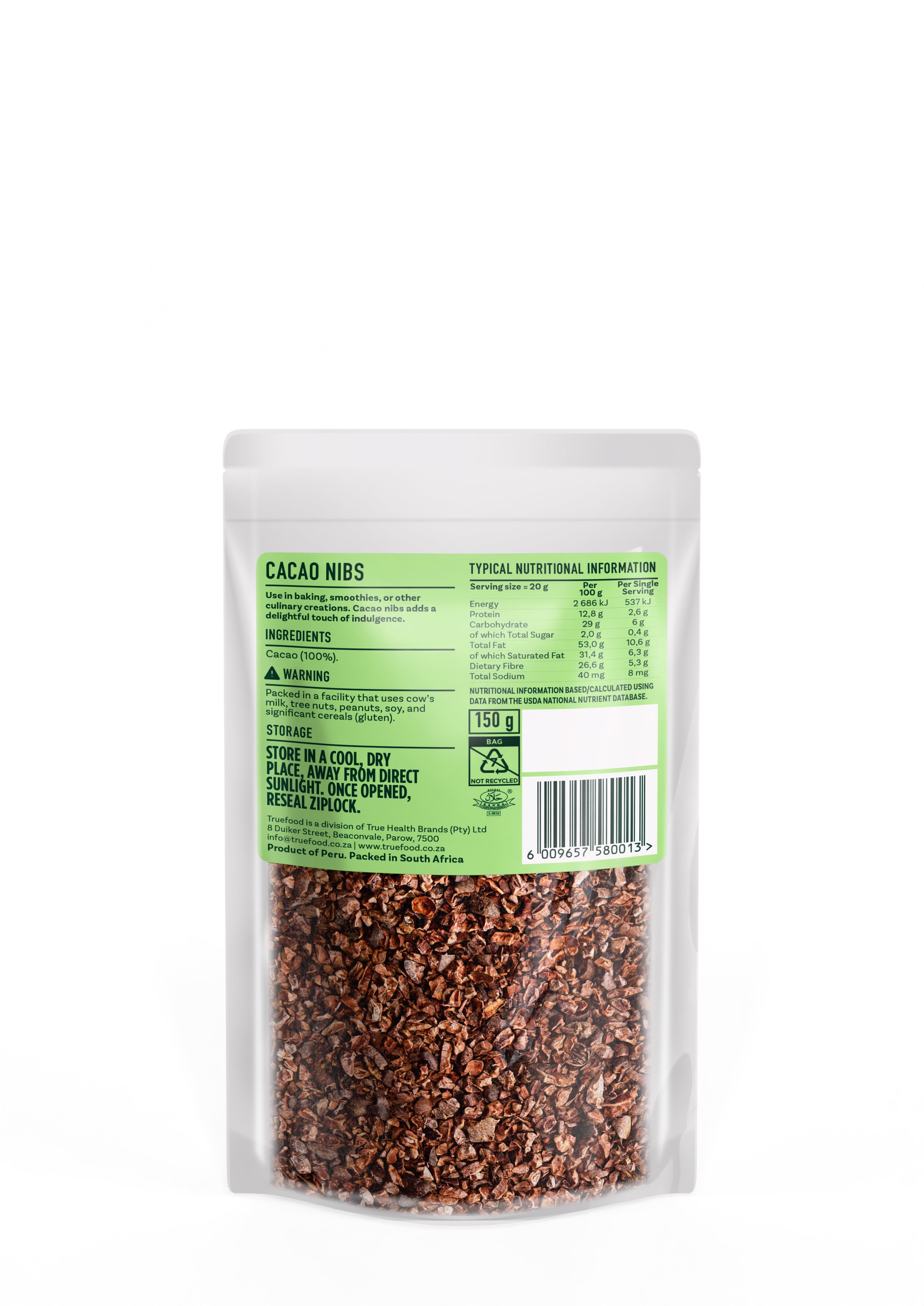 Truefood - Cacao Nibs 150g