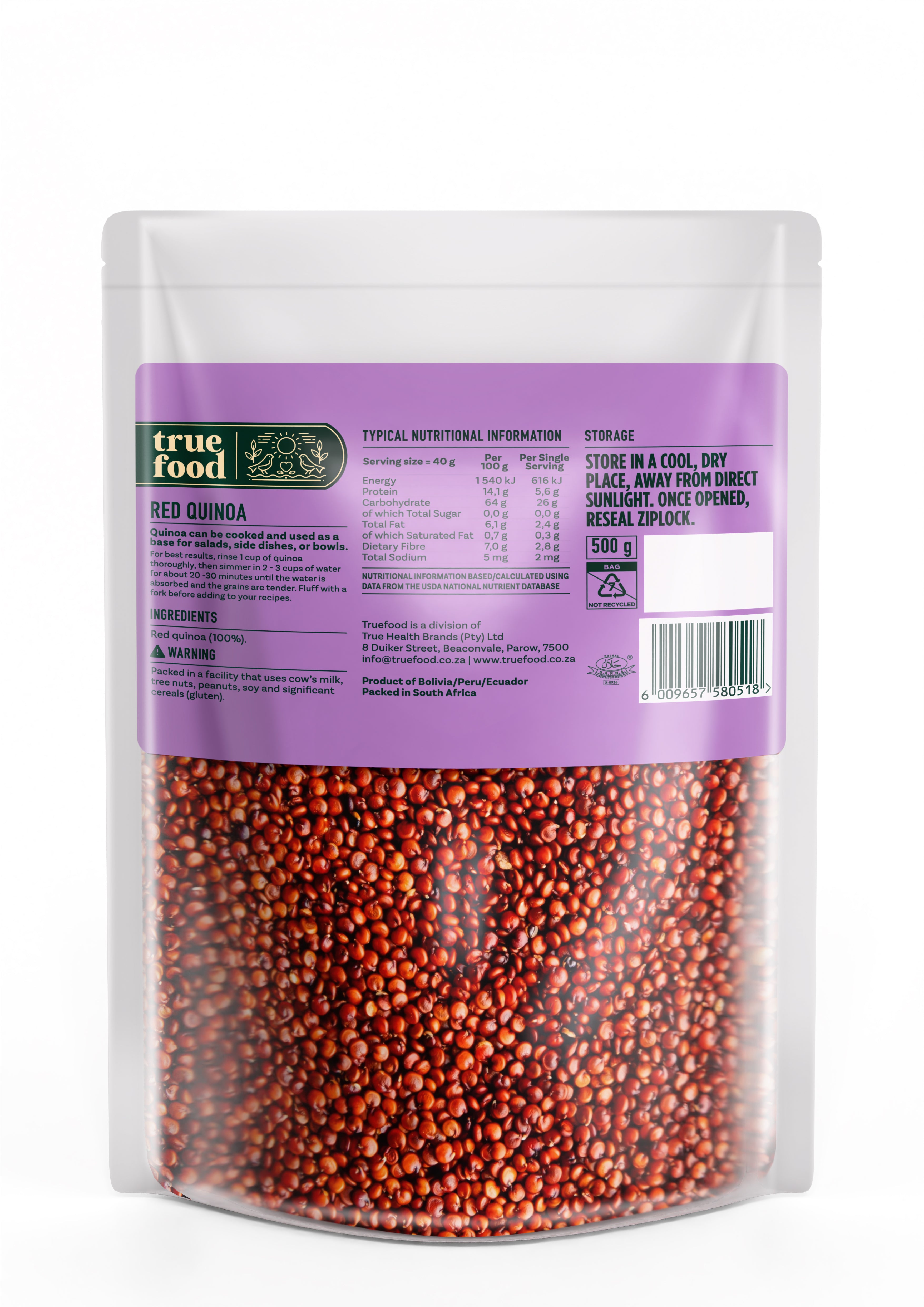 Truefood - Quinoa Red  500g