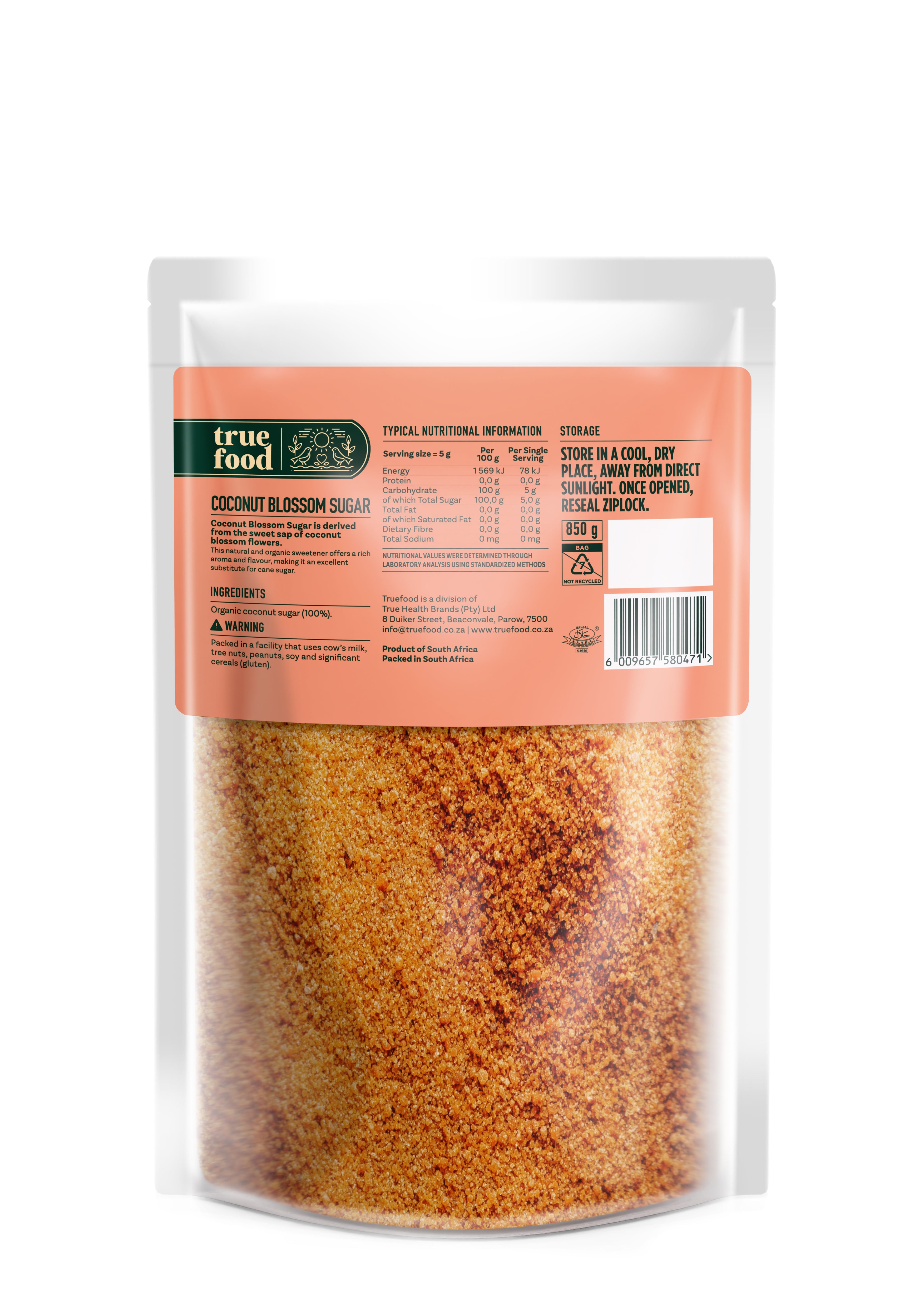 Truefood - Coconut Blossom Sugar 850g