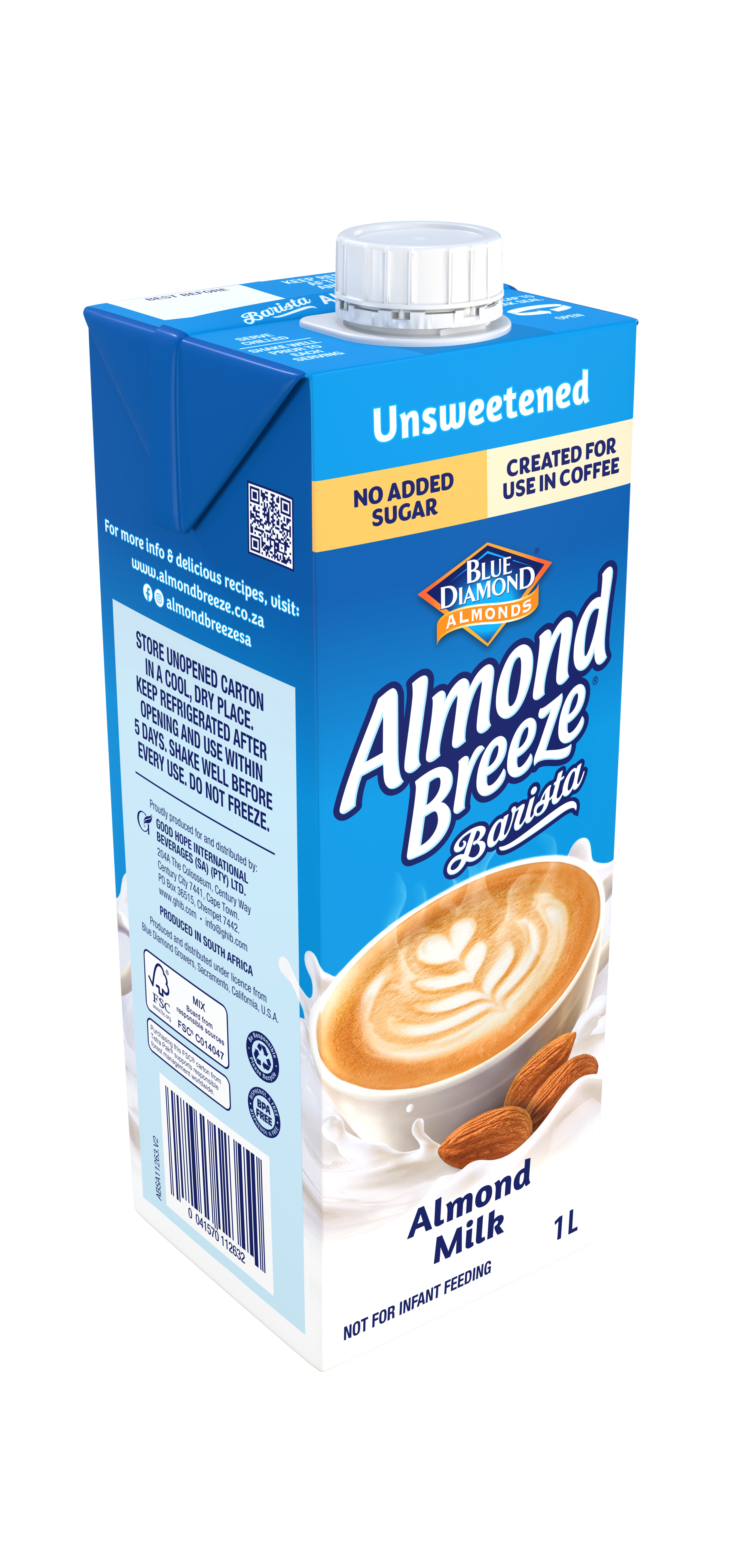 Almond Breeze - Almond Milk Barista Blend 1lt