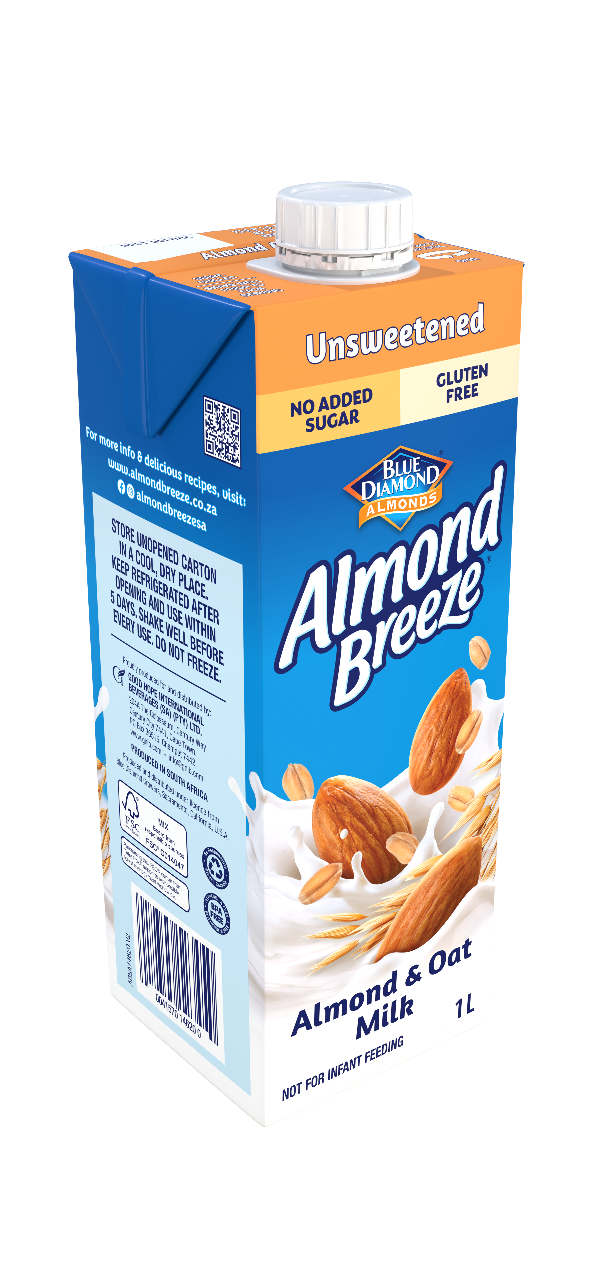 Almond Breeze - Almond & Oat Milk 1lt