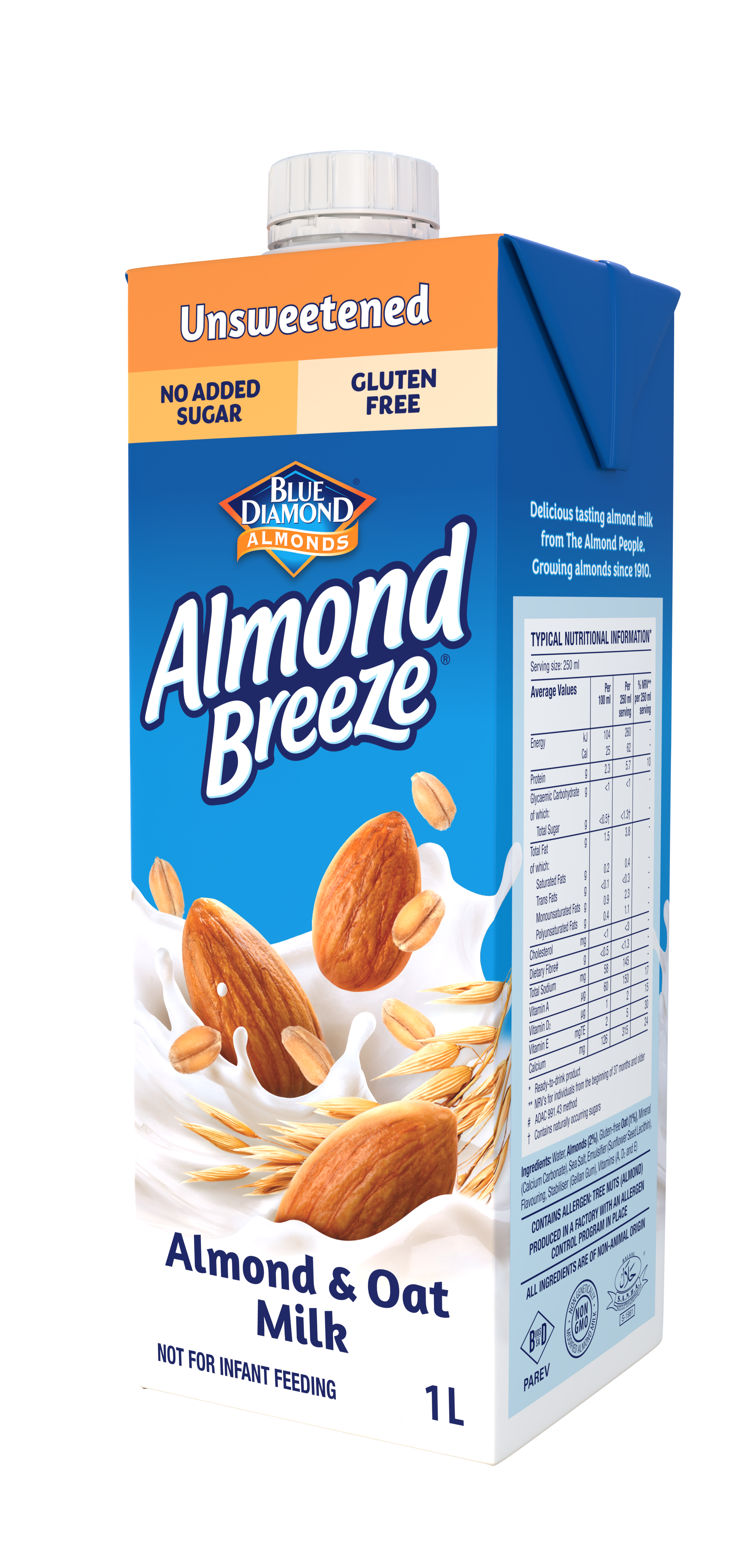 Almond Breeze - Almond & Oat Milk 1lt