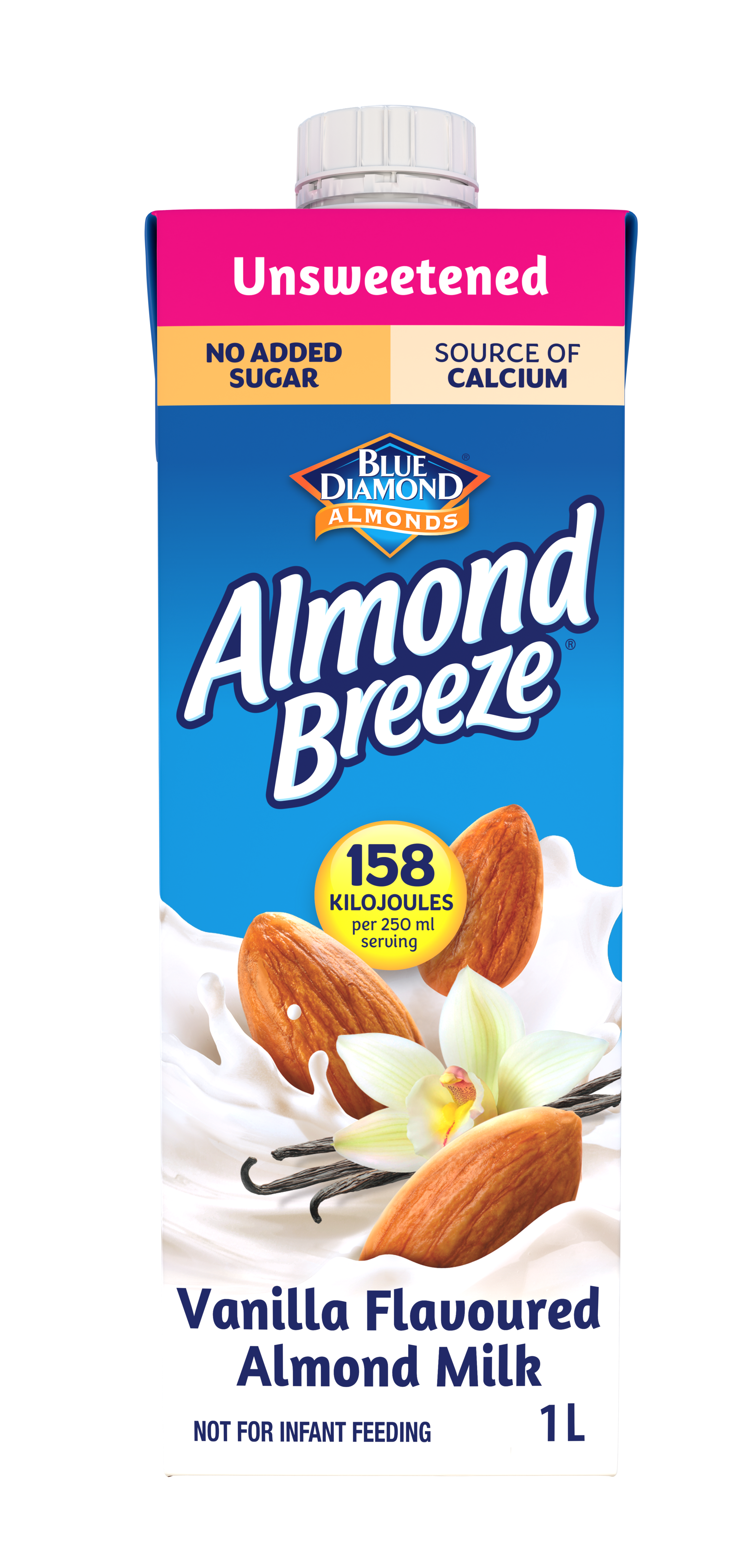 Almond Breeze - Almond Milk Unsweetened Vanilla 1lt