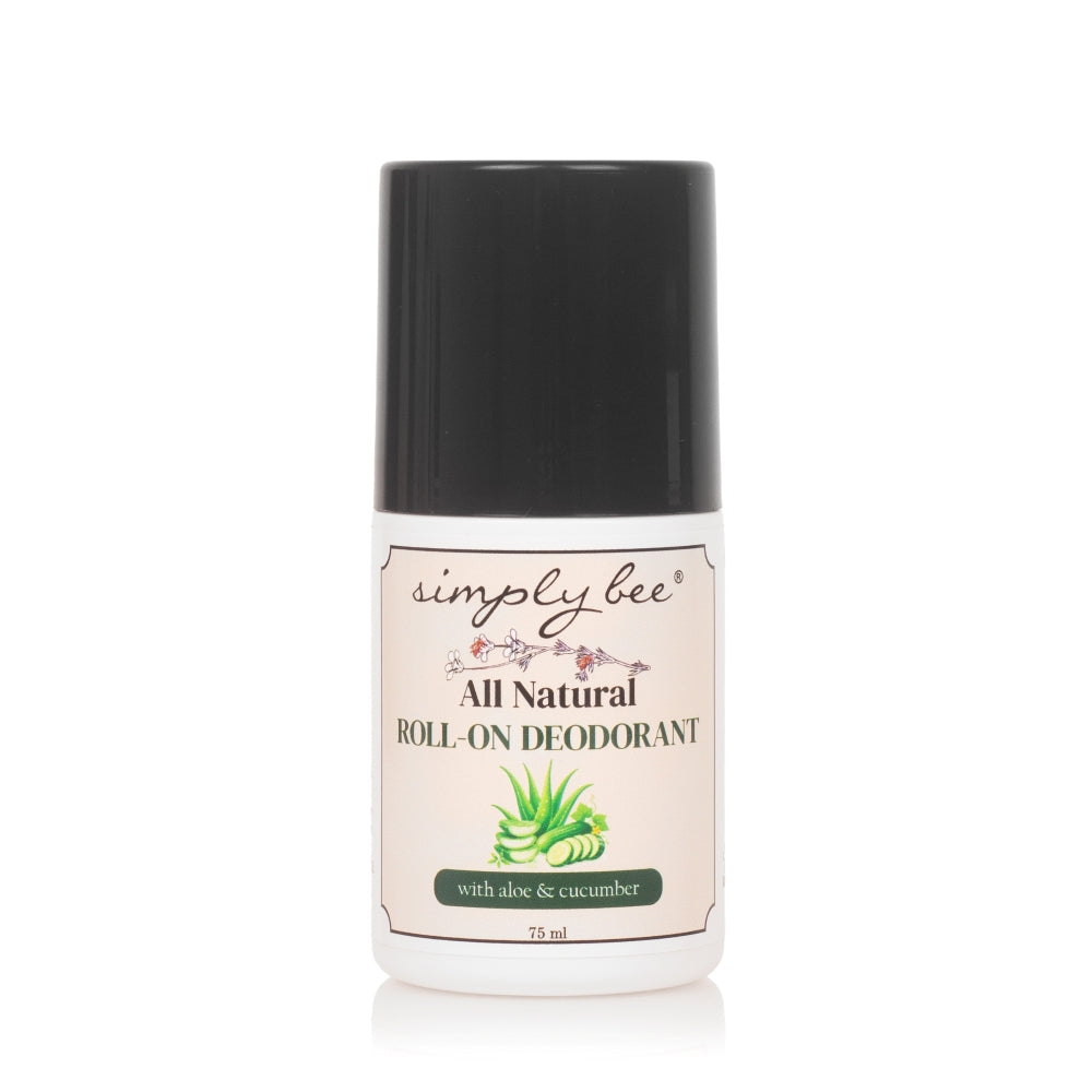Simply Bee - Natural Roll On Deodorant Aloe & Cucumber 75ml
