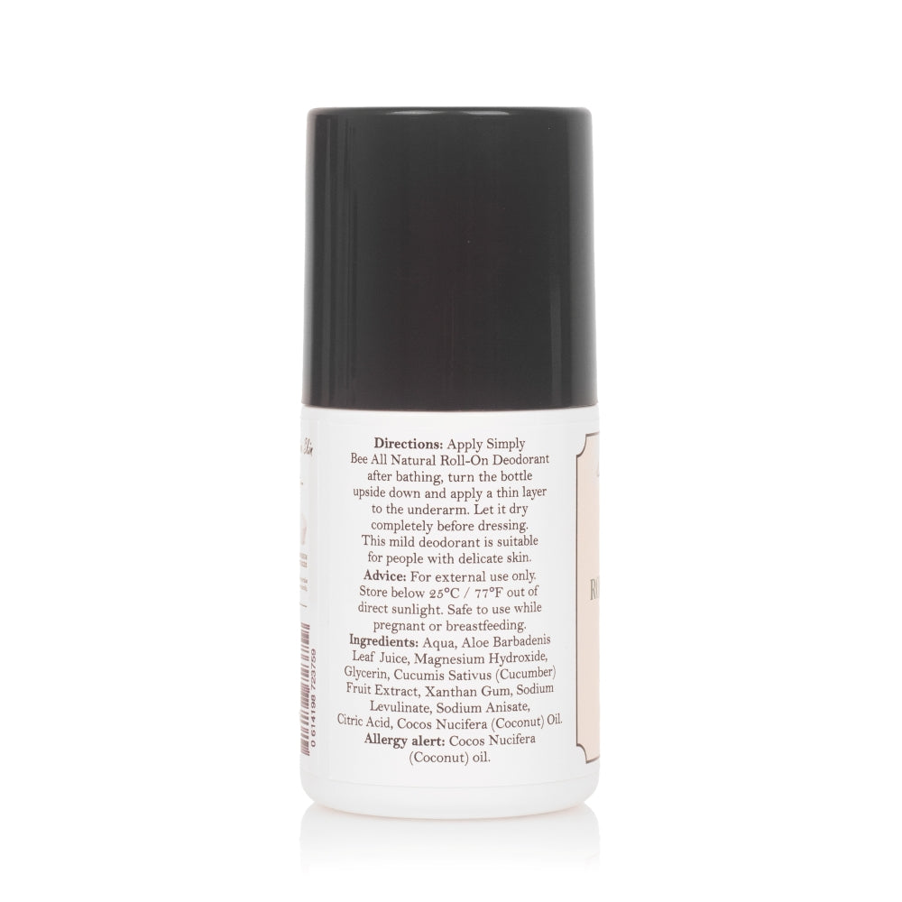 Simply Bee - Natural Roll On Deodorant Aloe & Cucumber 75ml