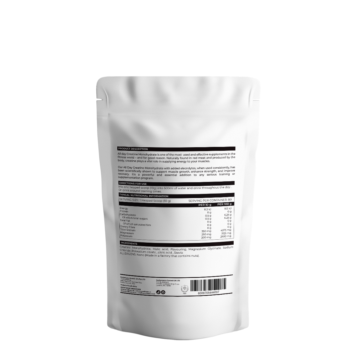 My Wellness - All Day Creatine Orange 800g