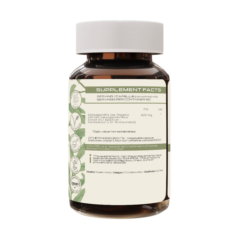 PrimeSelf - Organic Ashwagandha 60s