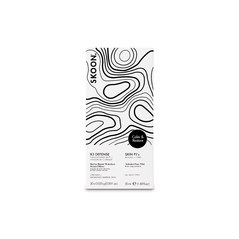SKOON - B3 Defence Barrier Repair Waterless Serum Pillows 30s + Skin Pjs 50ml Set