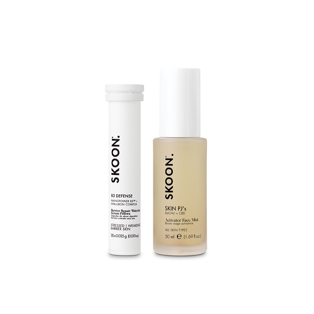 SKOON - B3 Defence Barrier Repair Waterless Serum Pillows 30s + Skin Pjs 50ml Set