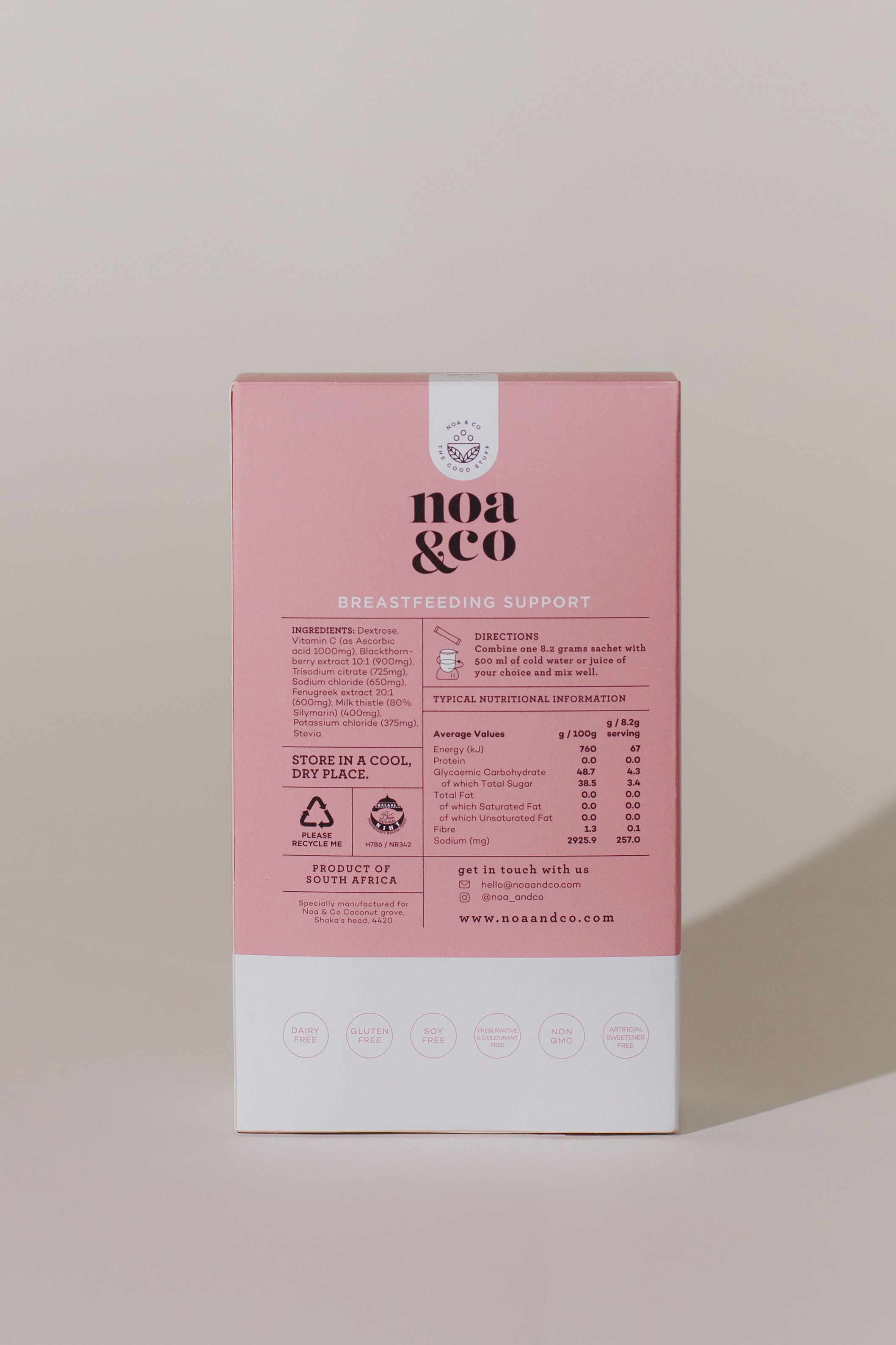 Noa and Co - Breastfeeding Support Berry  30s