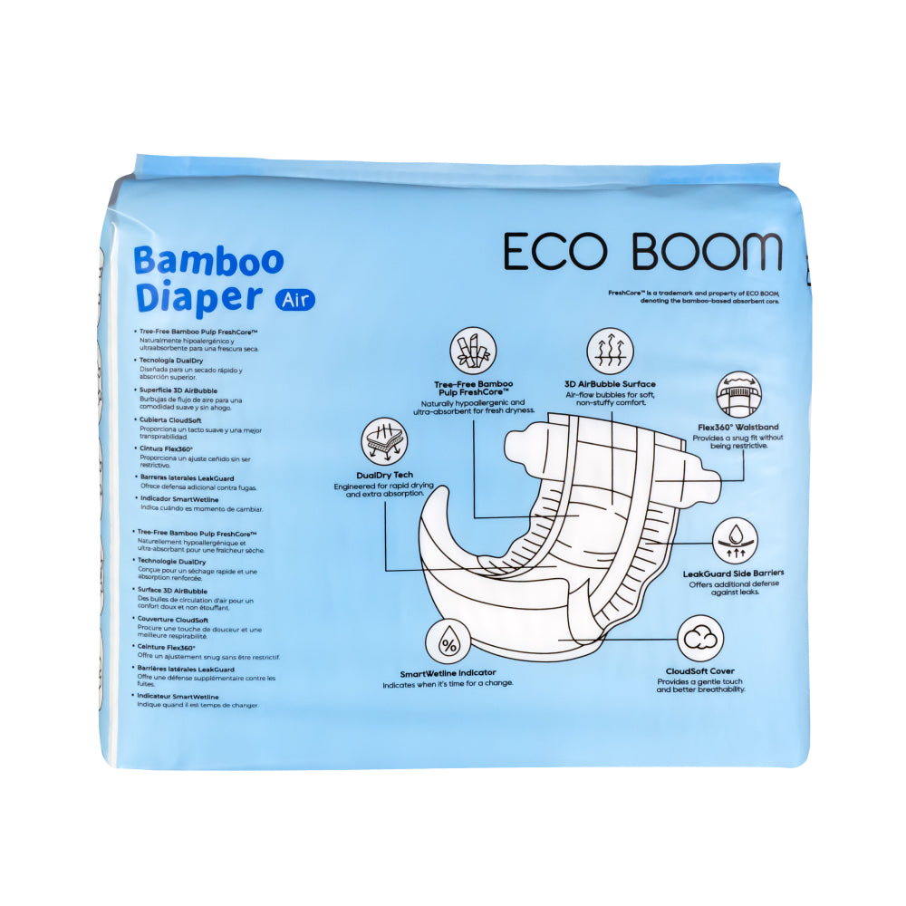 Eco Boom - Air Bamboo Diapers XL 28s