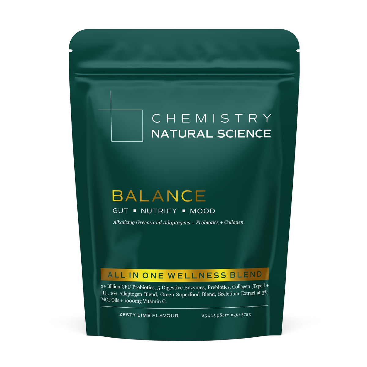 Chemistry Natural Science - Balance Gut Nutrify Mood Wellness Blend 375g