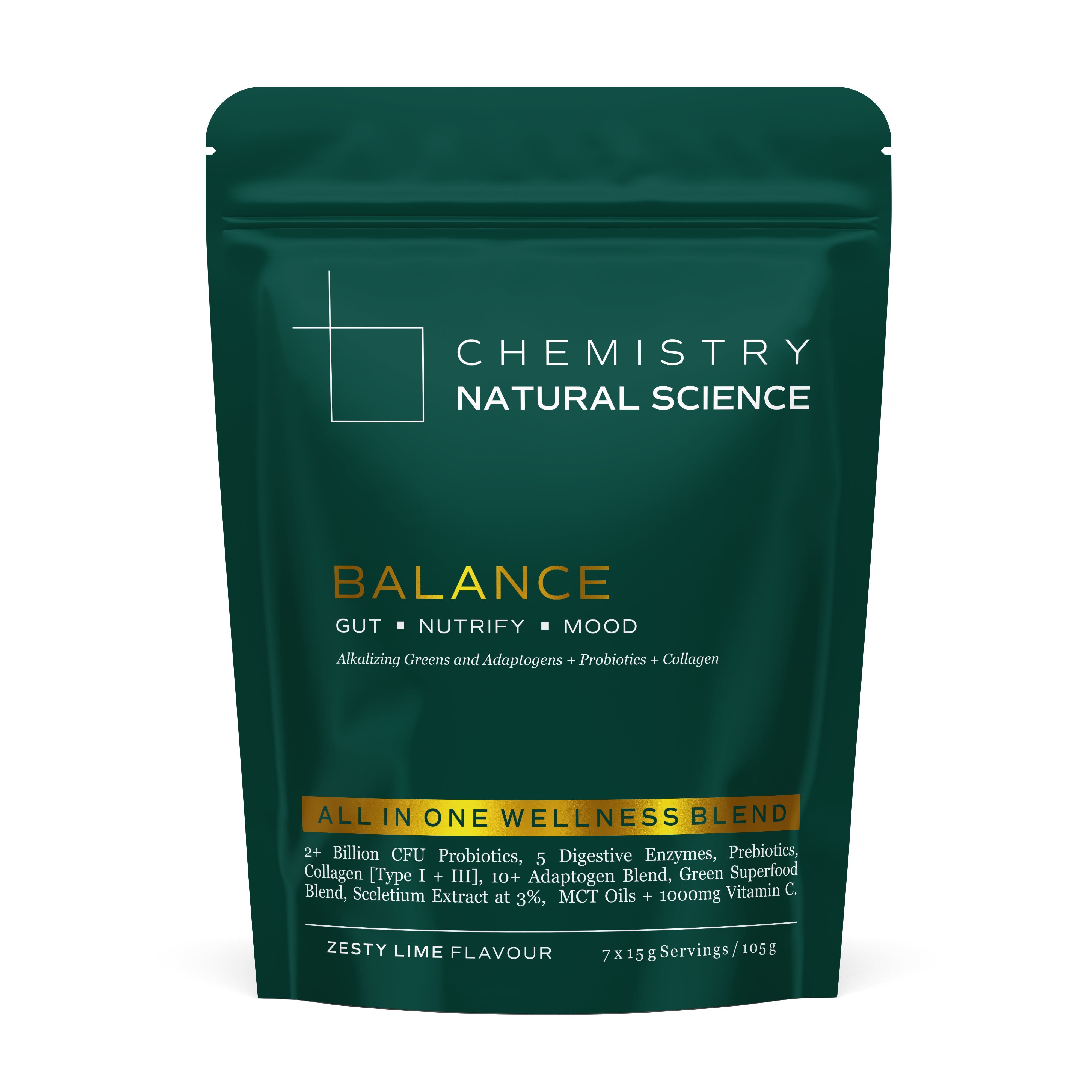 Chemistry Natural Science - Balance Gut Nutrify Mood Wellness Blend 105g