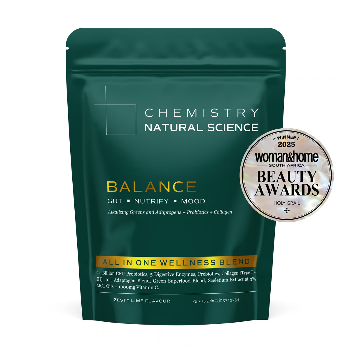 Chemistry Natural Science - Balance Gut Nutrify Mood Wellness Blend 375g