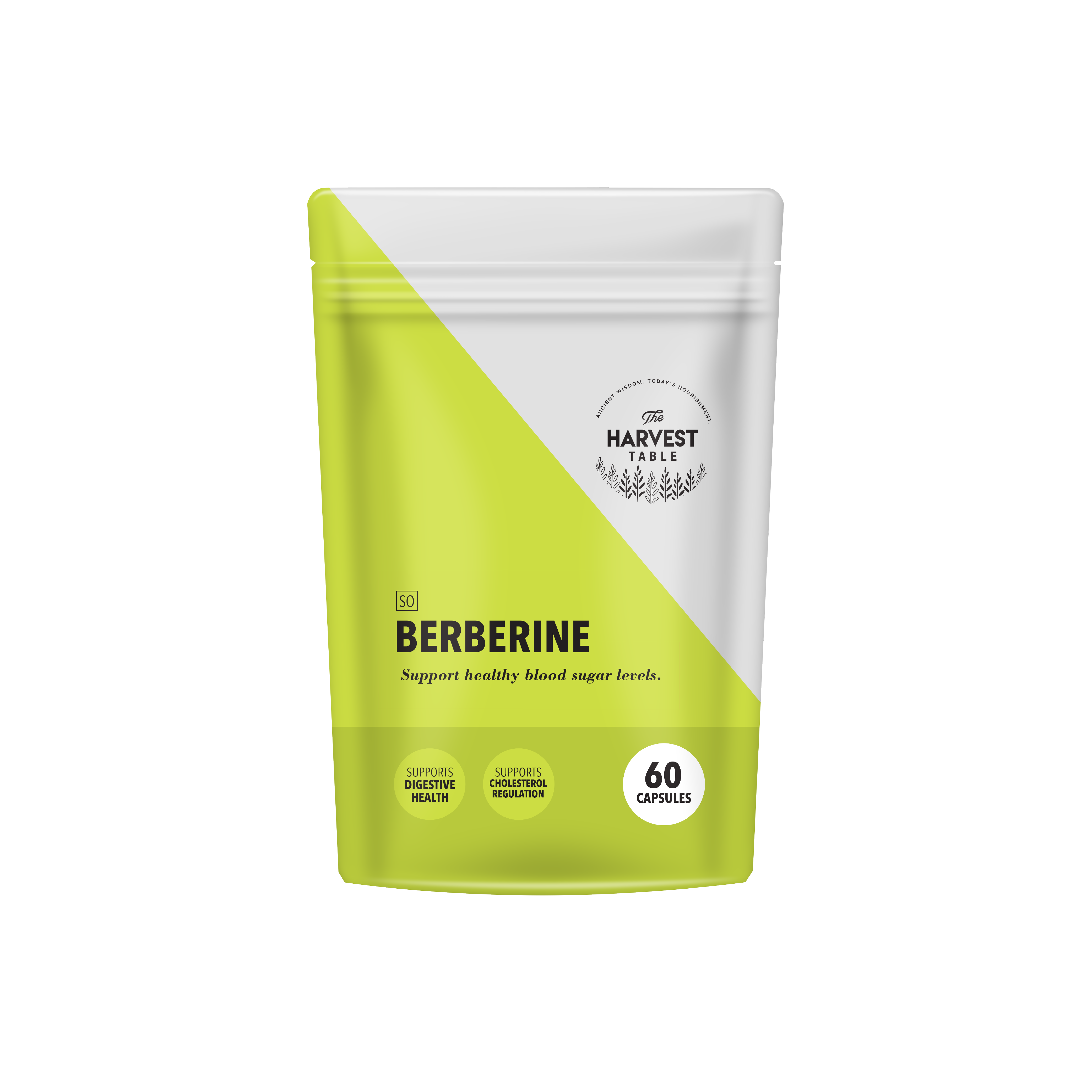 The Harvest Table - Berberine 500mg 60s