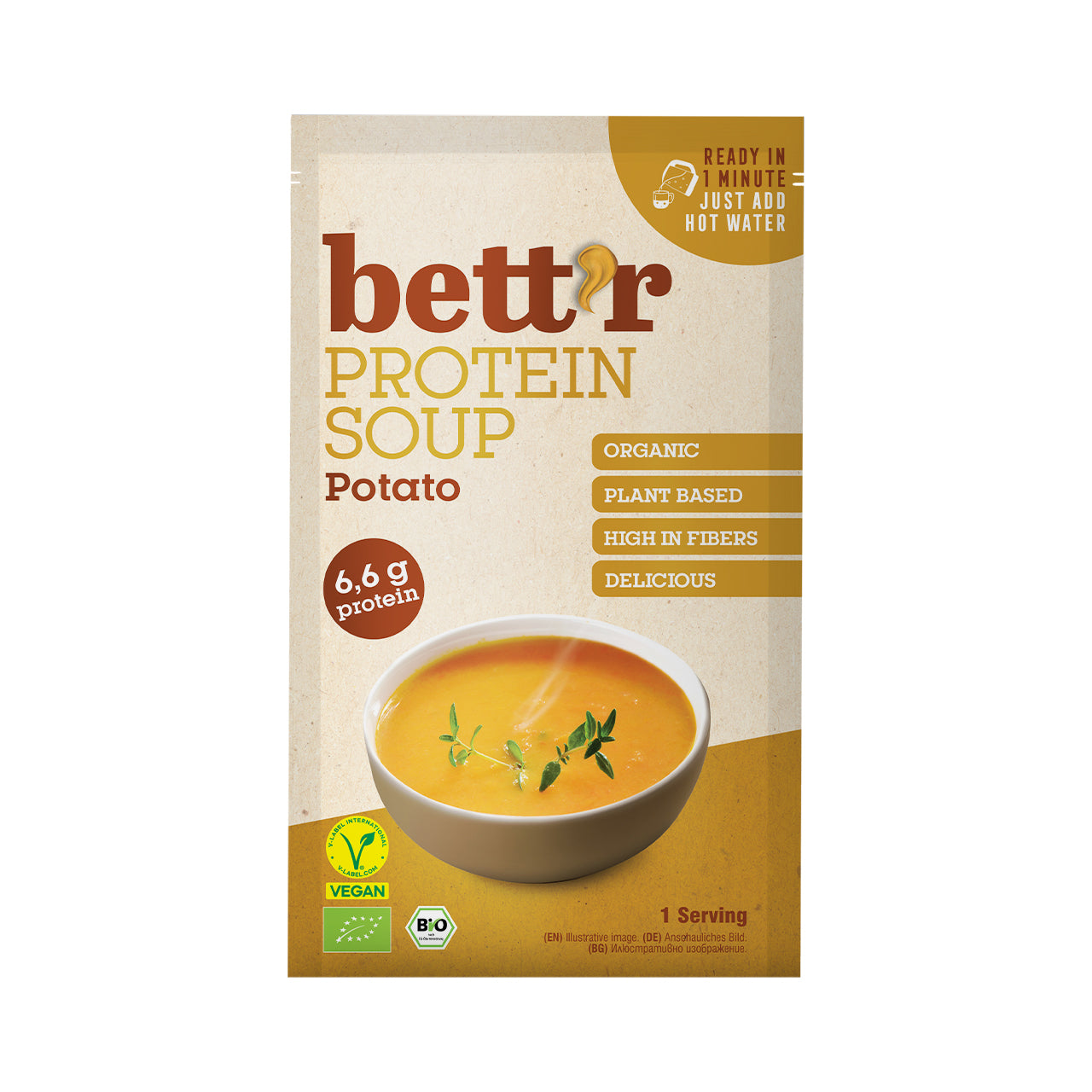 Bett'r - Instant Soup Potato High Protein 30g