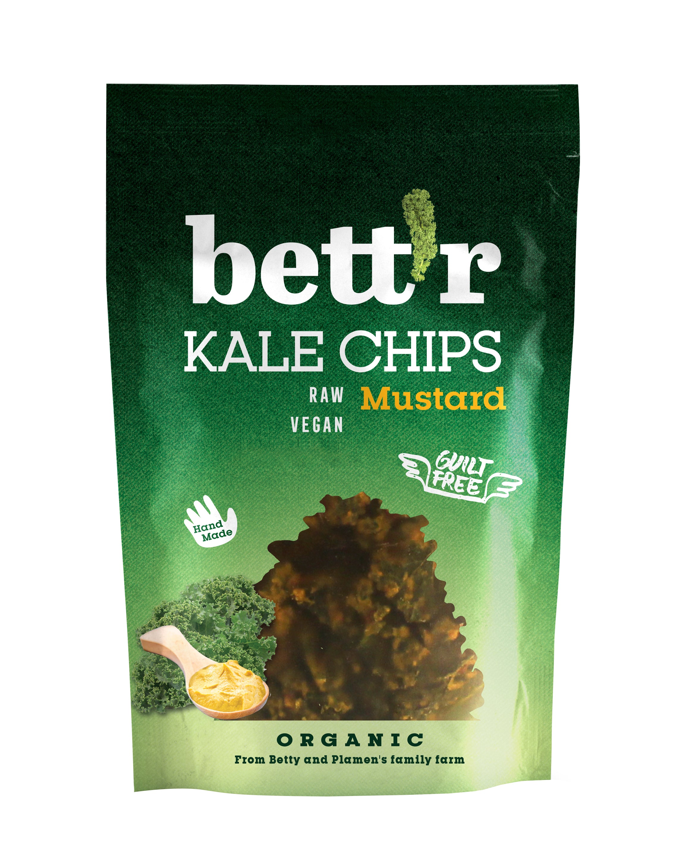 Bett'r - Kale Chips Mustard & Onion 30g
