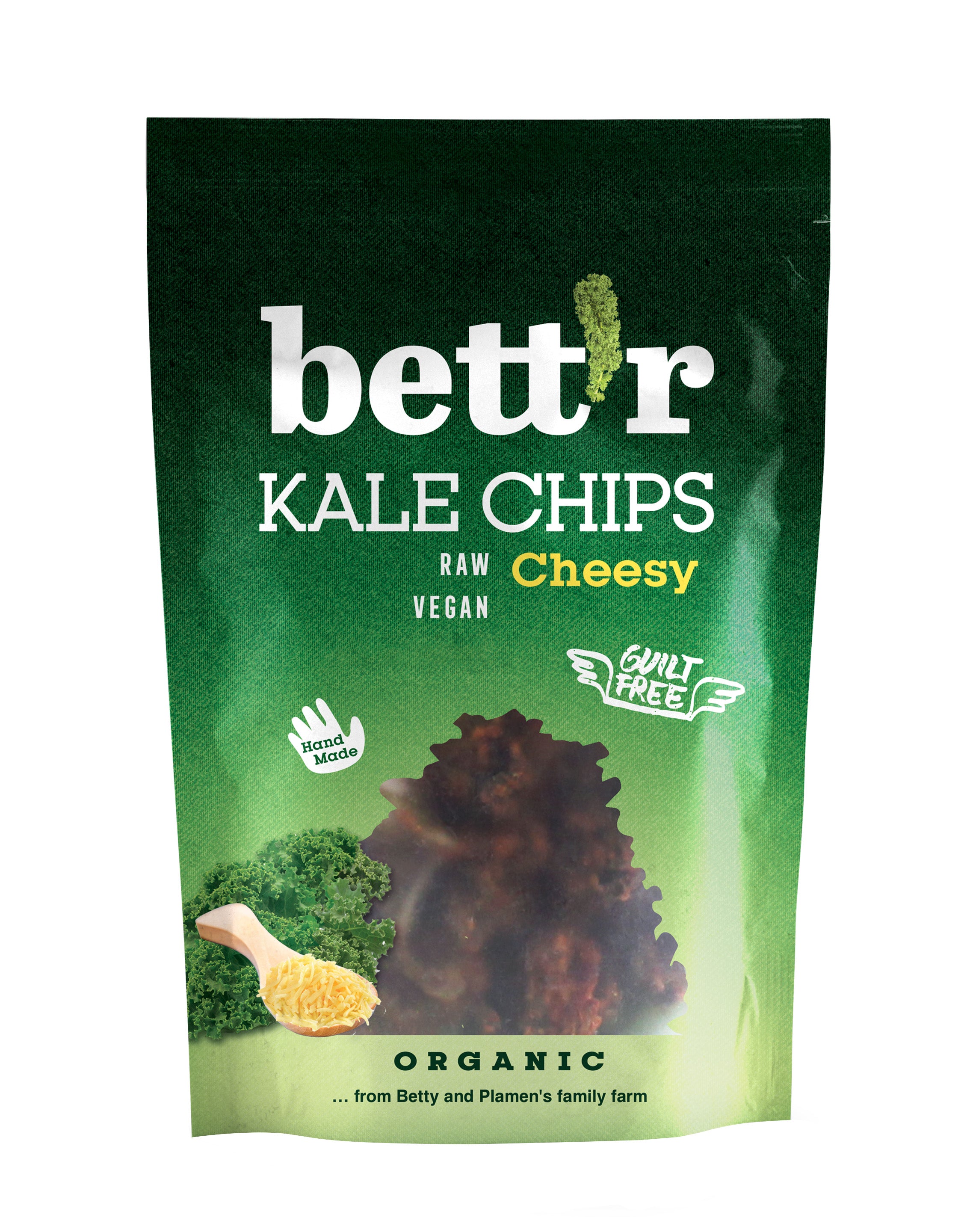Bett'r - Kale Chips Vegan Cheese & Pepper 30g