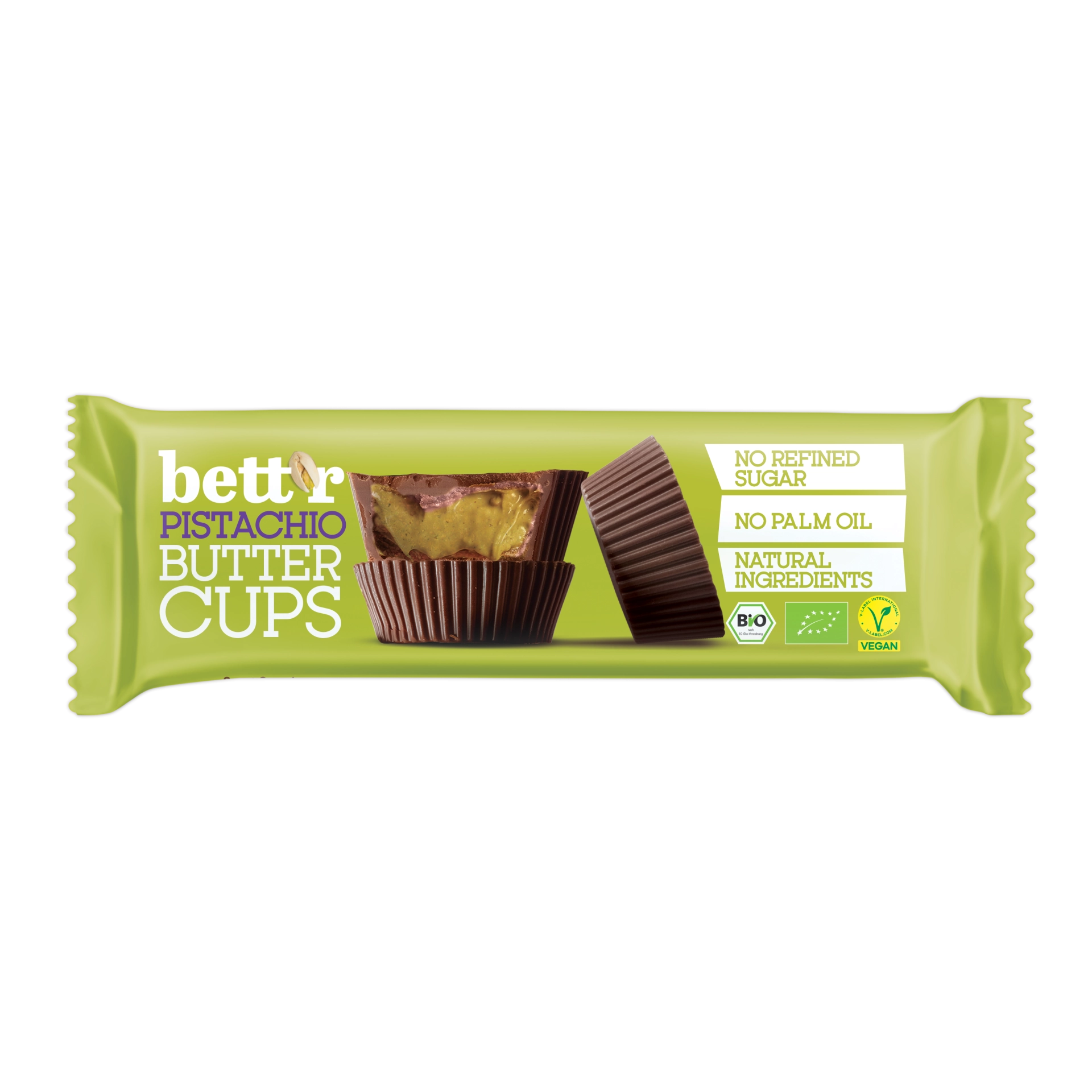 Bett'r - Pistachio Butter Cups 39g