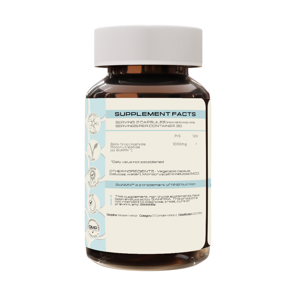 PrimeSelf - Nicotinamide Mononucleotide BIO NMN 60s