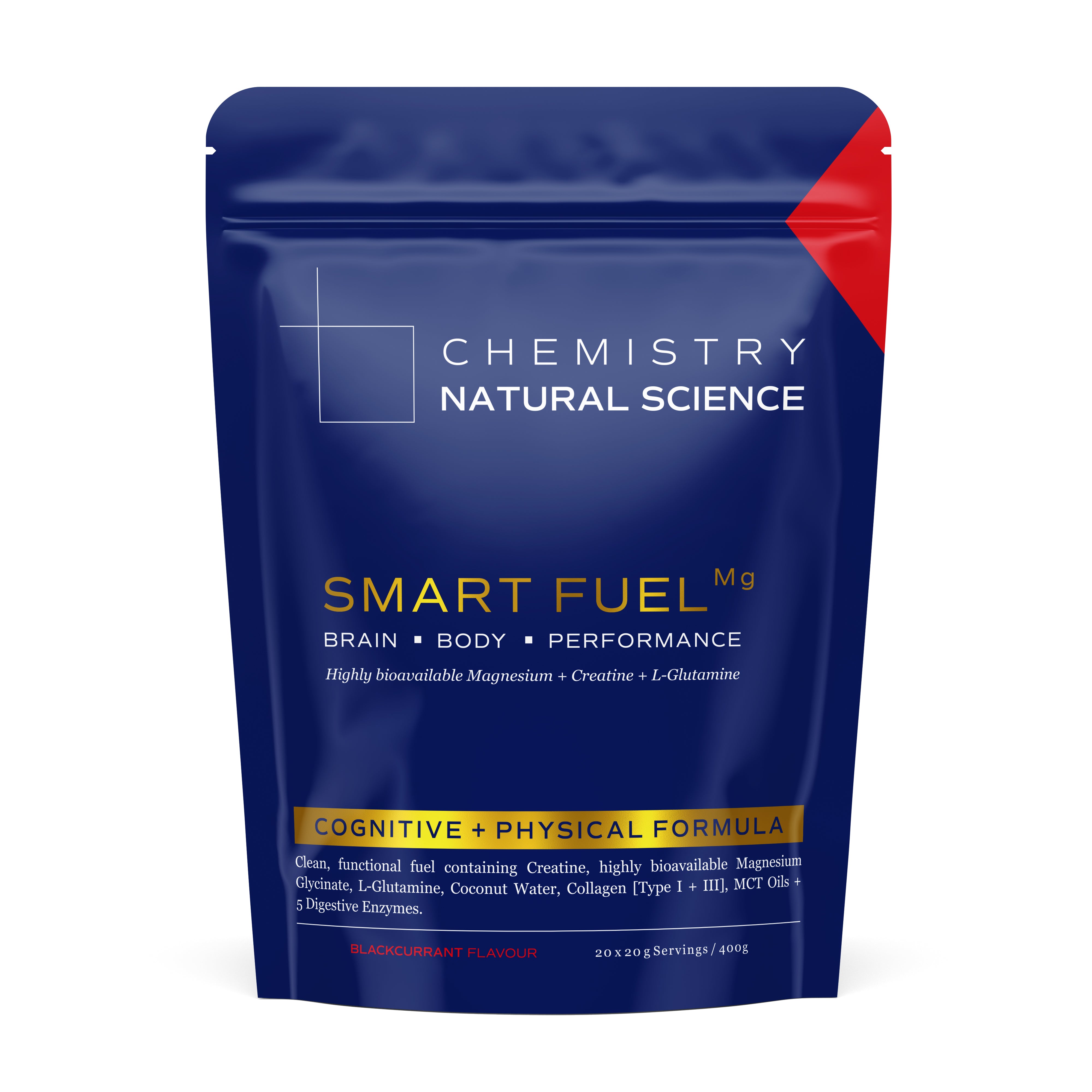 Chemistry Natural Science - Smart Fuel Brain & Body Wellness Blend Blackcurrant 400g