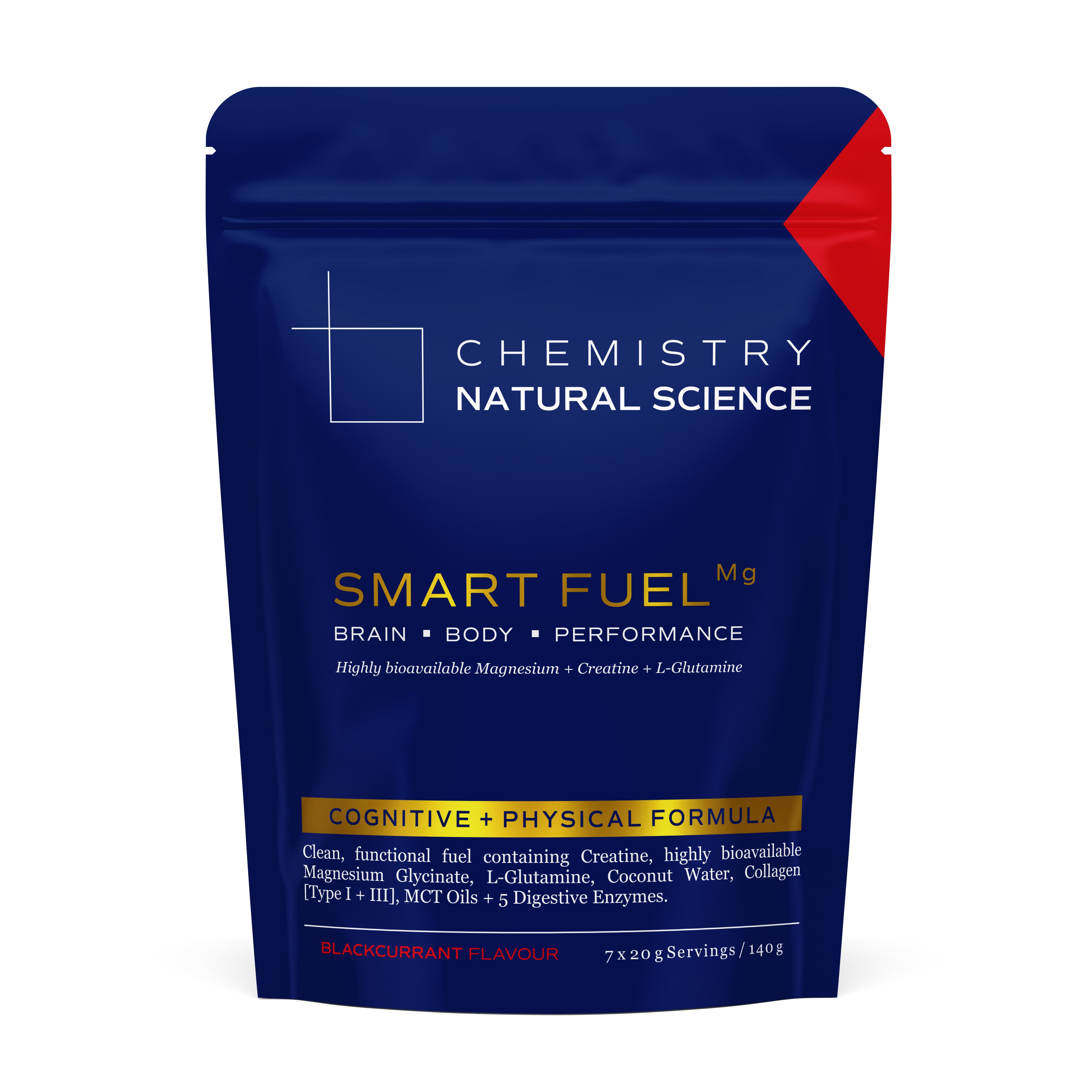 Chemistry Natural Science - Smart Fuel Brain & Body Wellness Blend Blackcurrant 140g