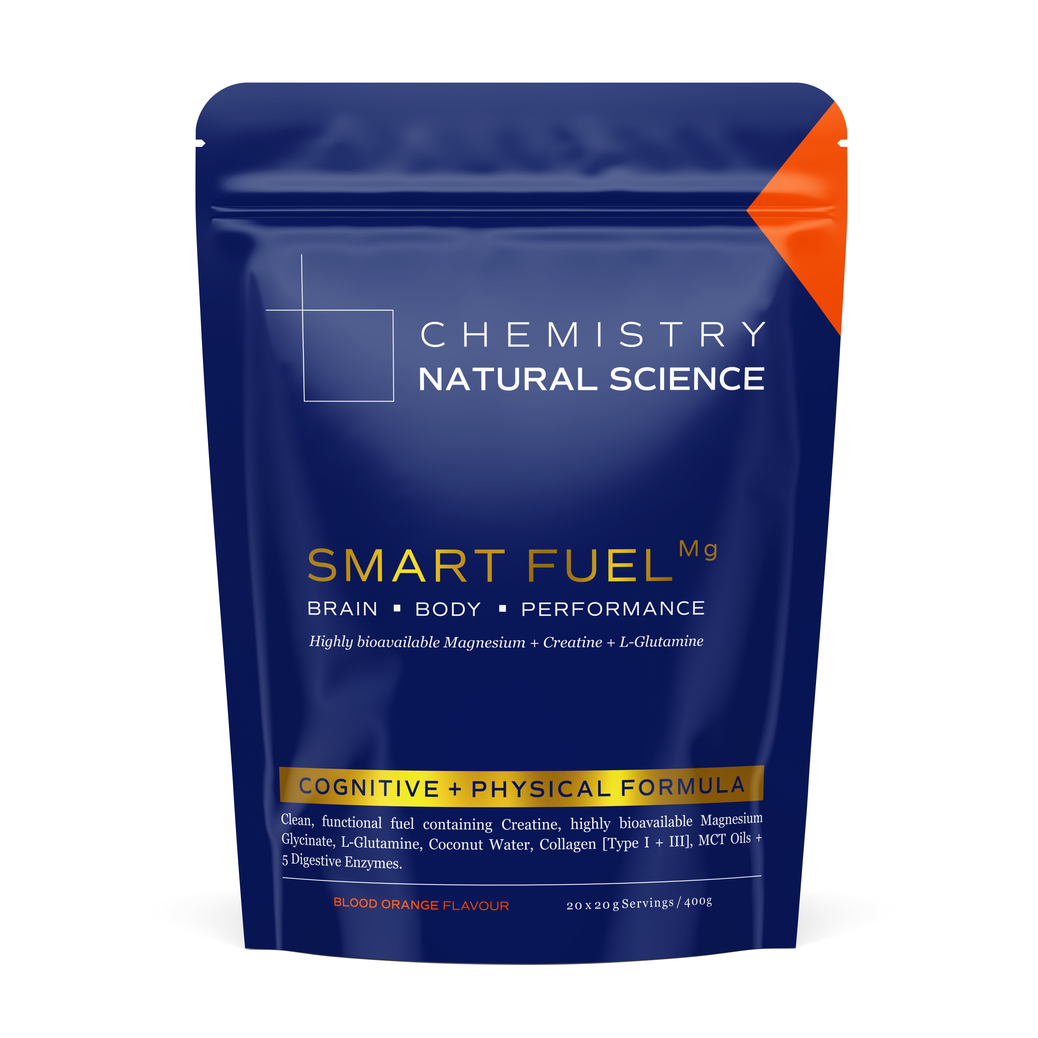 Chemistry Natural Science - Smart Fuel Brain & Body Wellness Blend Blood Orange 400g