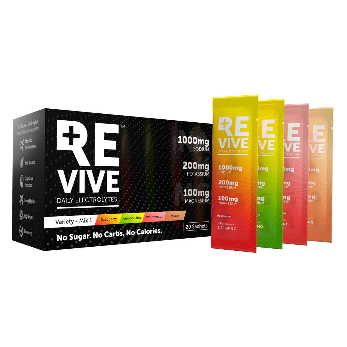 REVIVE - Daily Electrolytes Mix 1 Variety 20s