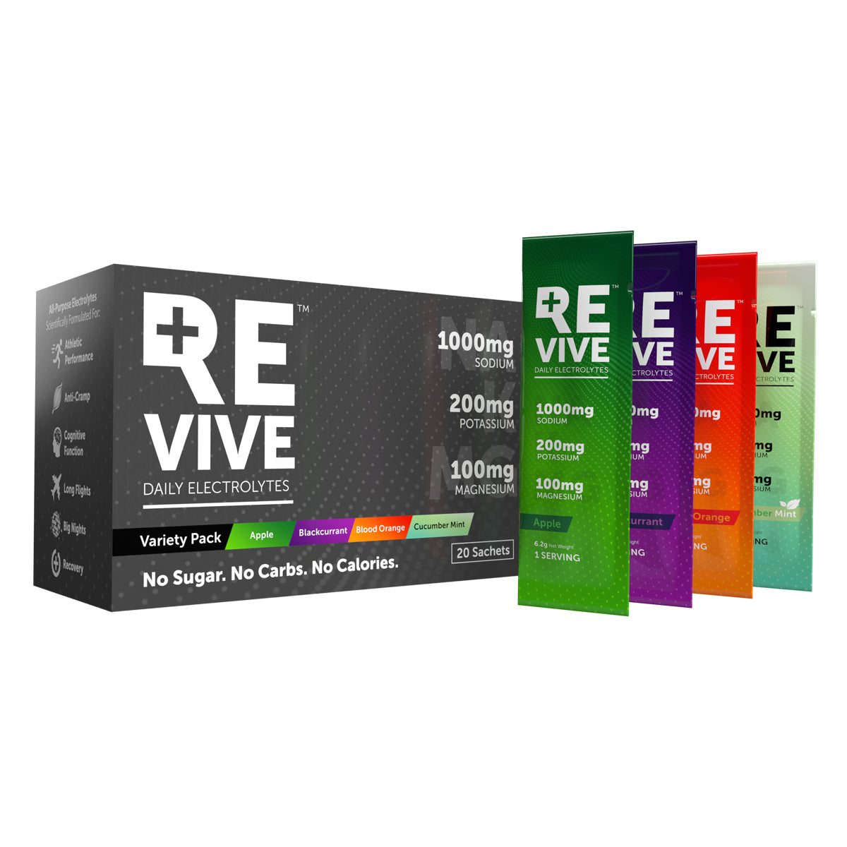 REVIVE - Daily Electrolytes Mix 2 Variety 20s