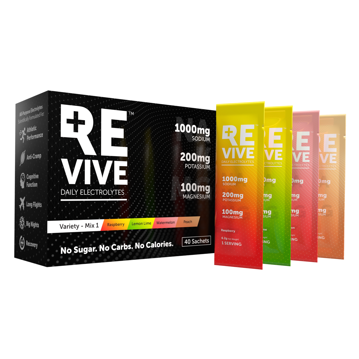 REVIVE - Daily Electrolytes Mix 1 Variety 40s