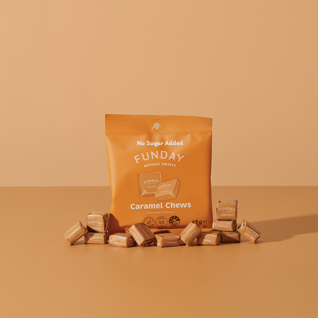 FUNDAY - Caramel Chews No Added Sugar 45g