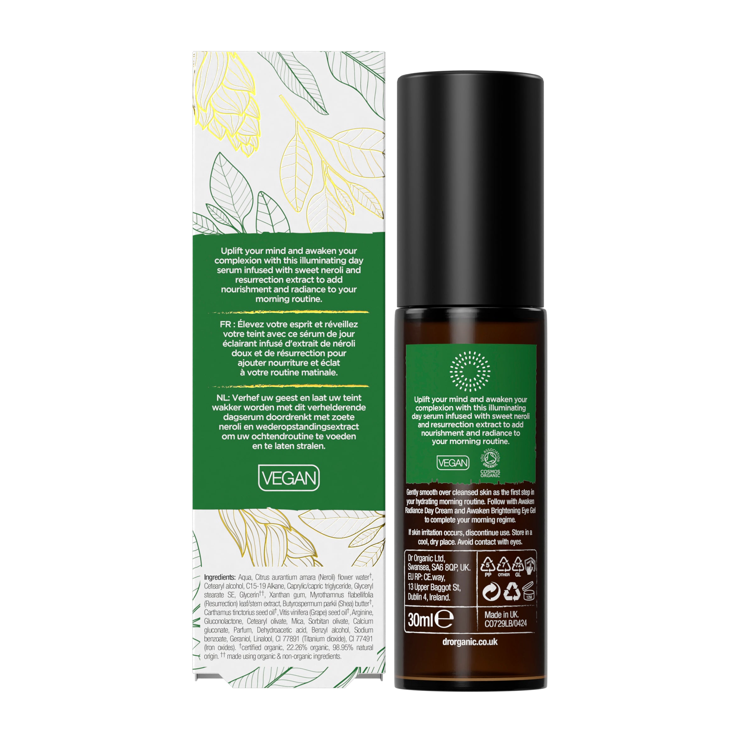 Dr Organic -  Evoke Awaken Day Elixir 30ml
