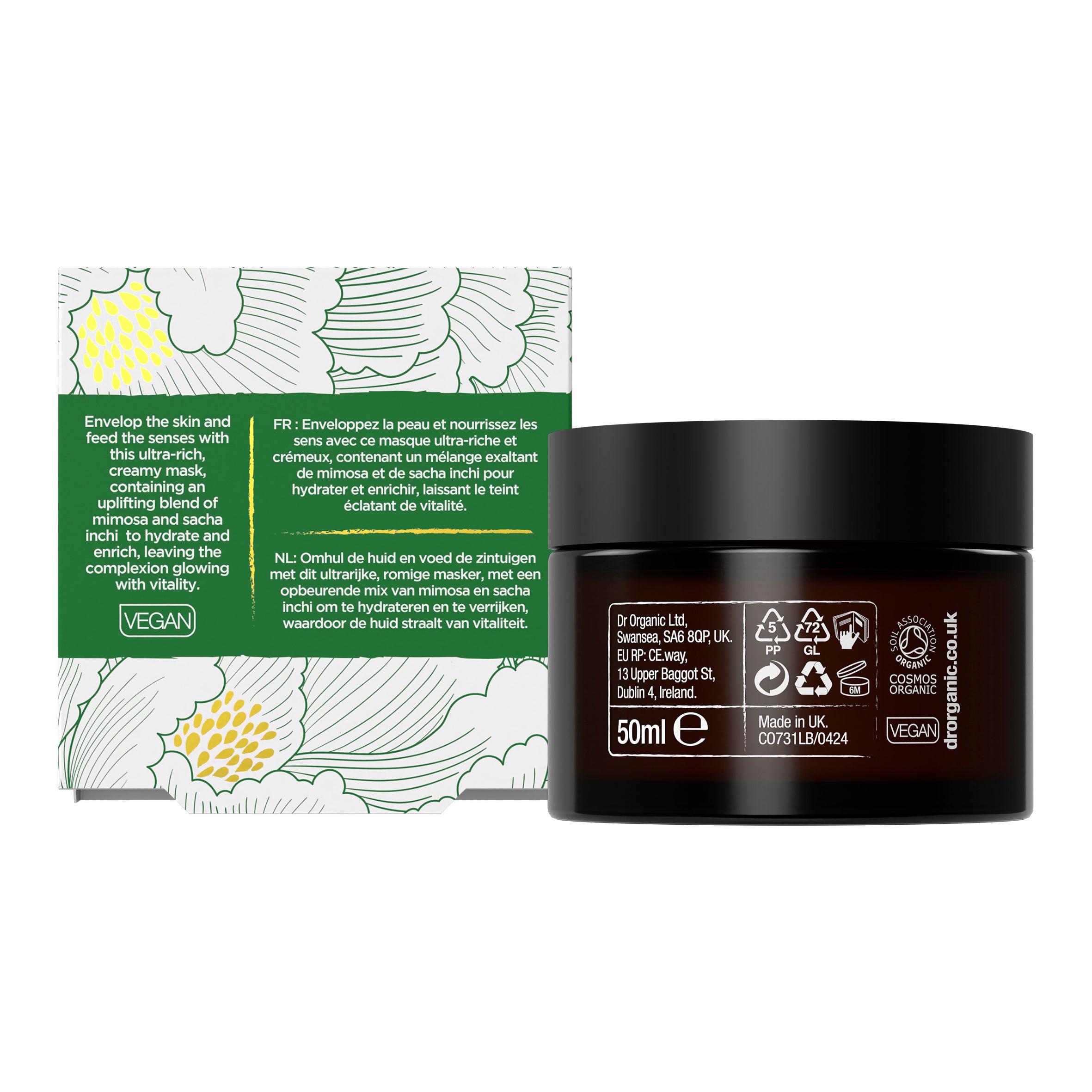 Dr Organic -  Evoke Joy Recovery Mask 50ml