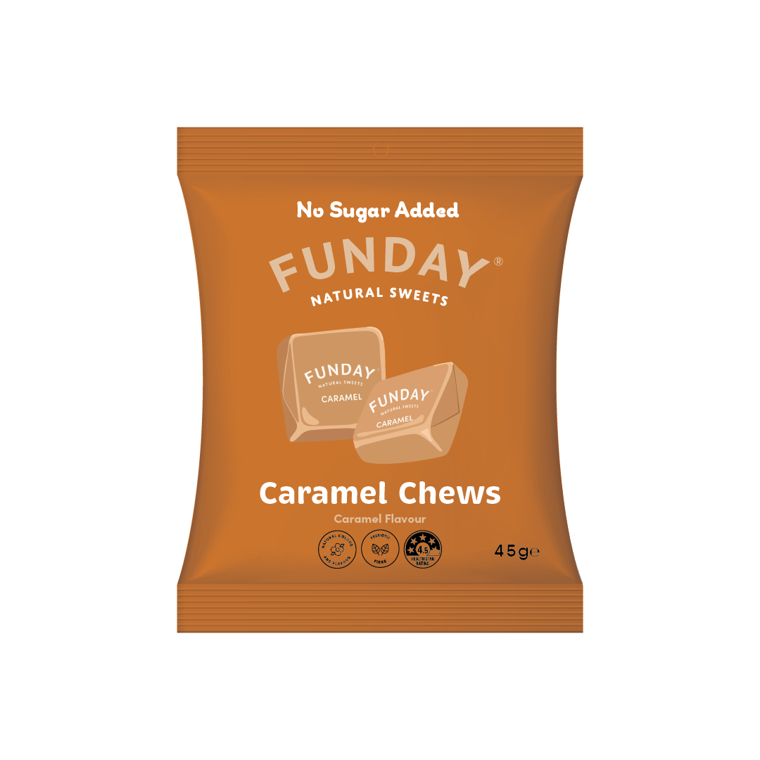 FUNDAY - Caramel Chews No Added Sugar 45g